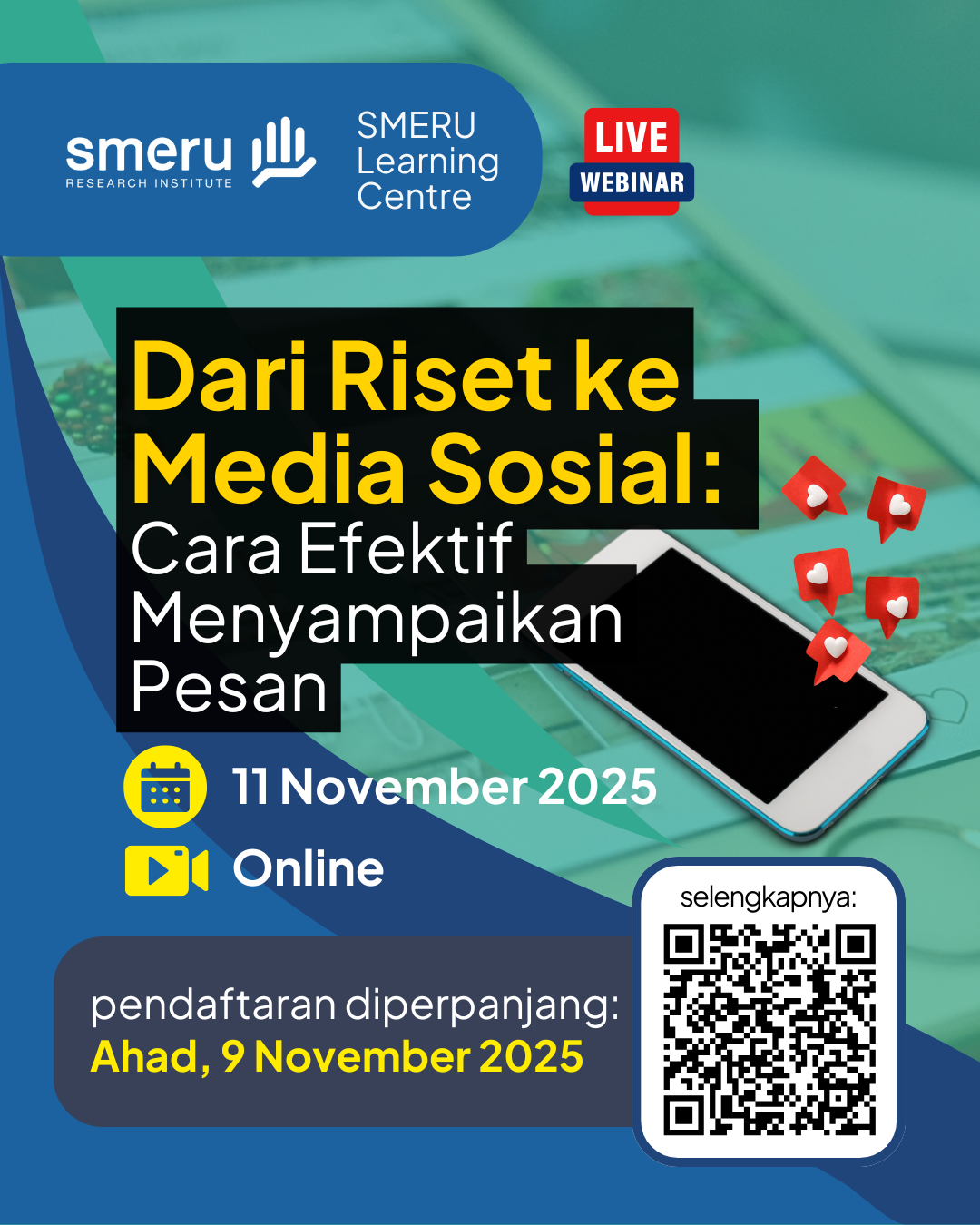 Webinar Dari Riset ke Media Sosial (11 November 2025)