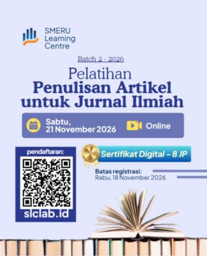 Penulisan Artikel untuk Jurnal Ilmiah (21 November 2026)